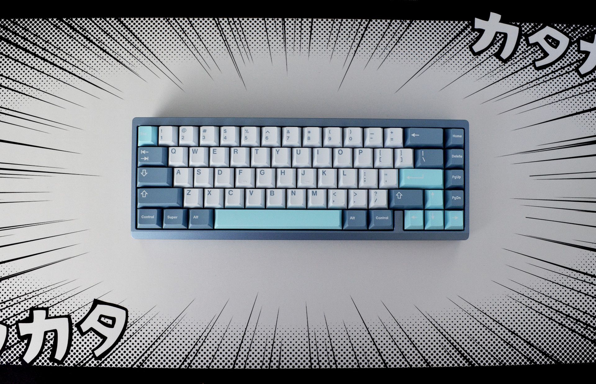 Just love it when the keycaps color match the board