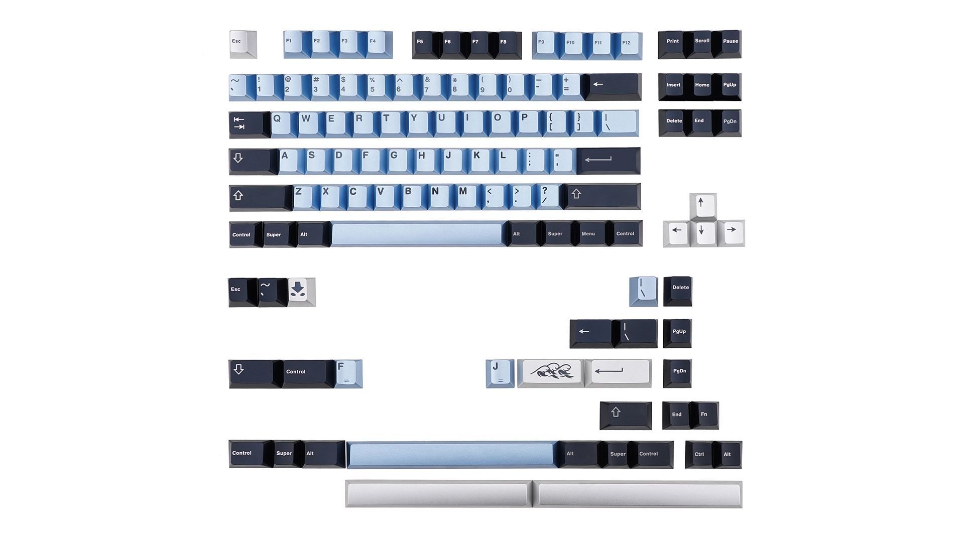 Mizu Aluminium Keycap Set