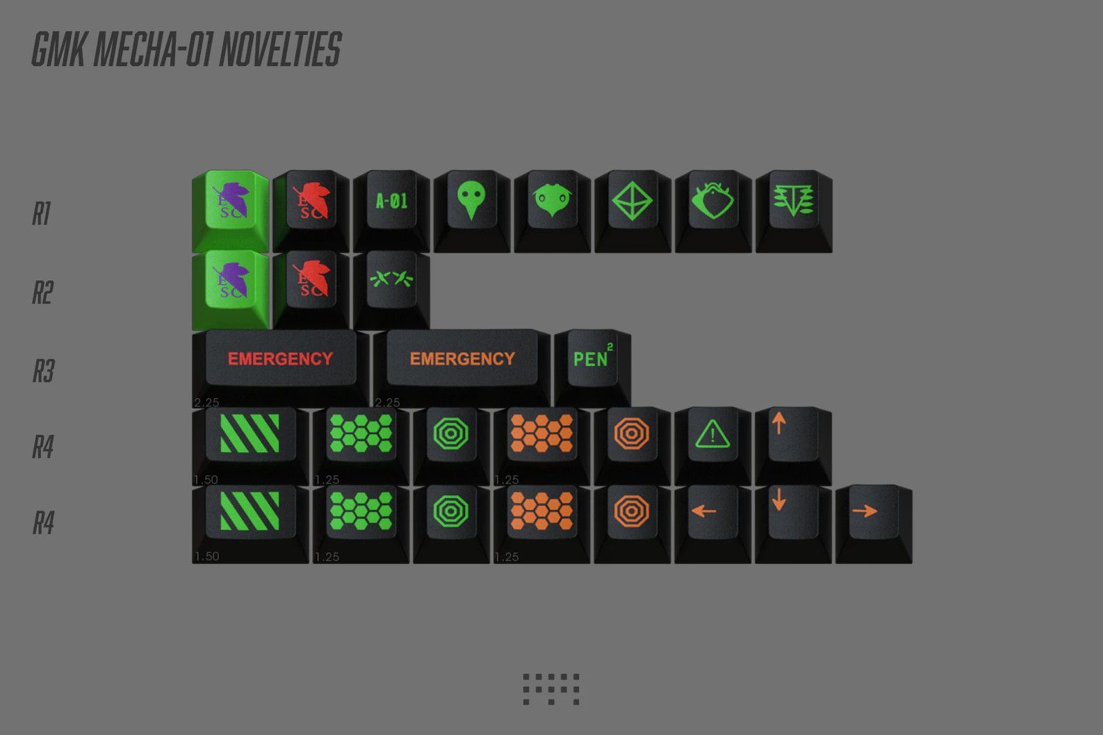 GMK Mecha-01 R2 - Novelties