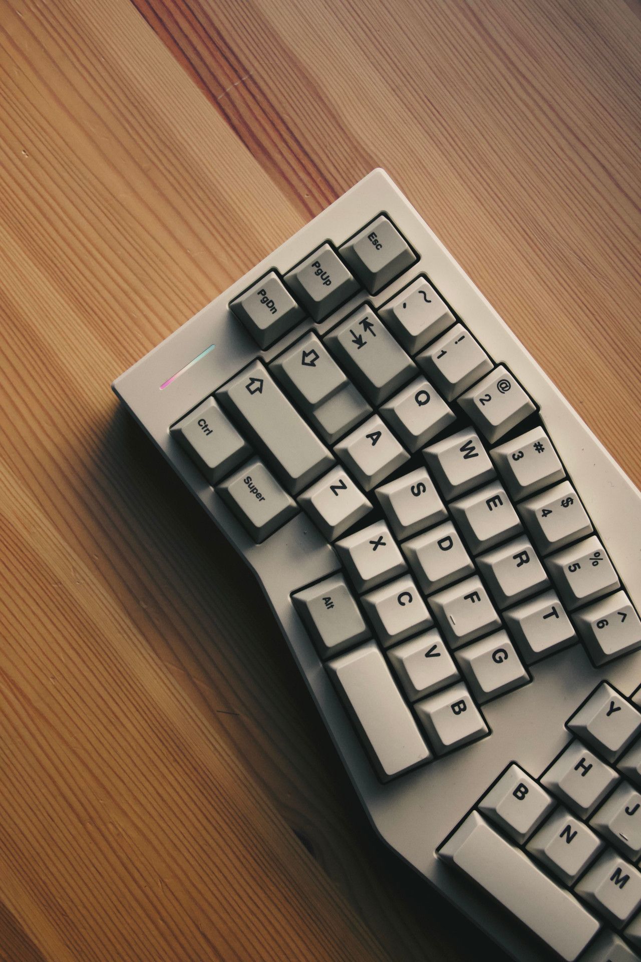 With just a touch of rgb