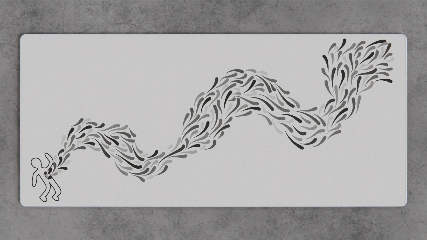 Deskmat Soul Series Mono Lightl Streak