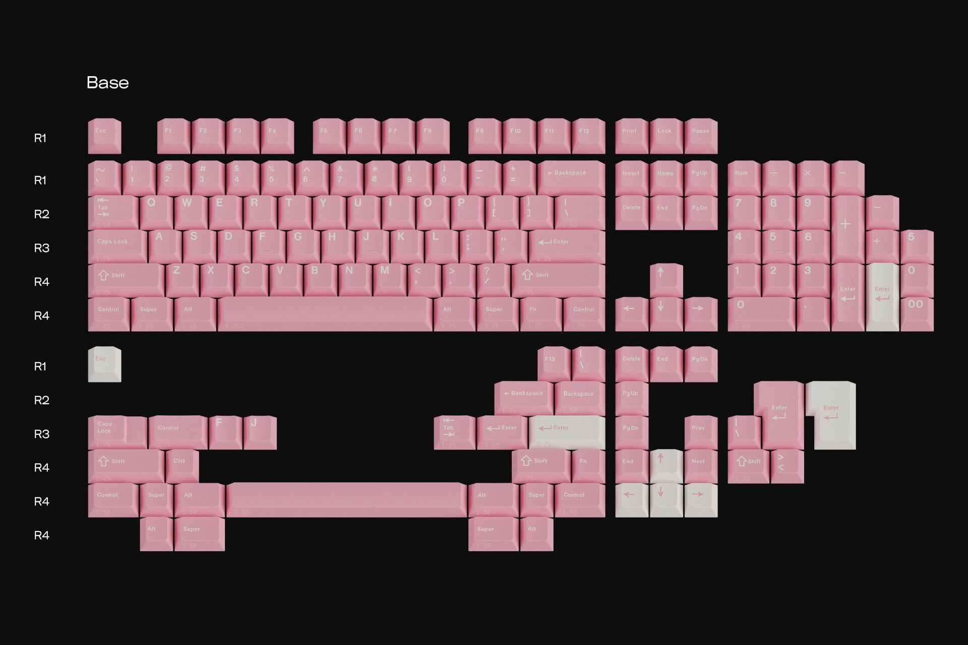 GMK Peach Blossom R2 - Base Kit