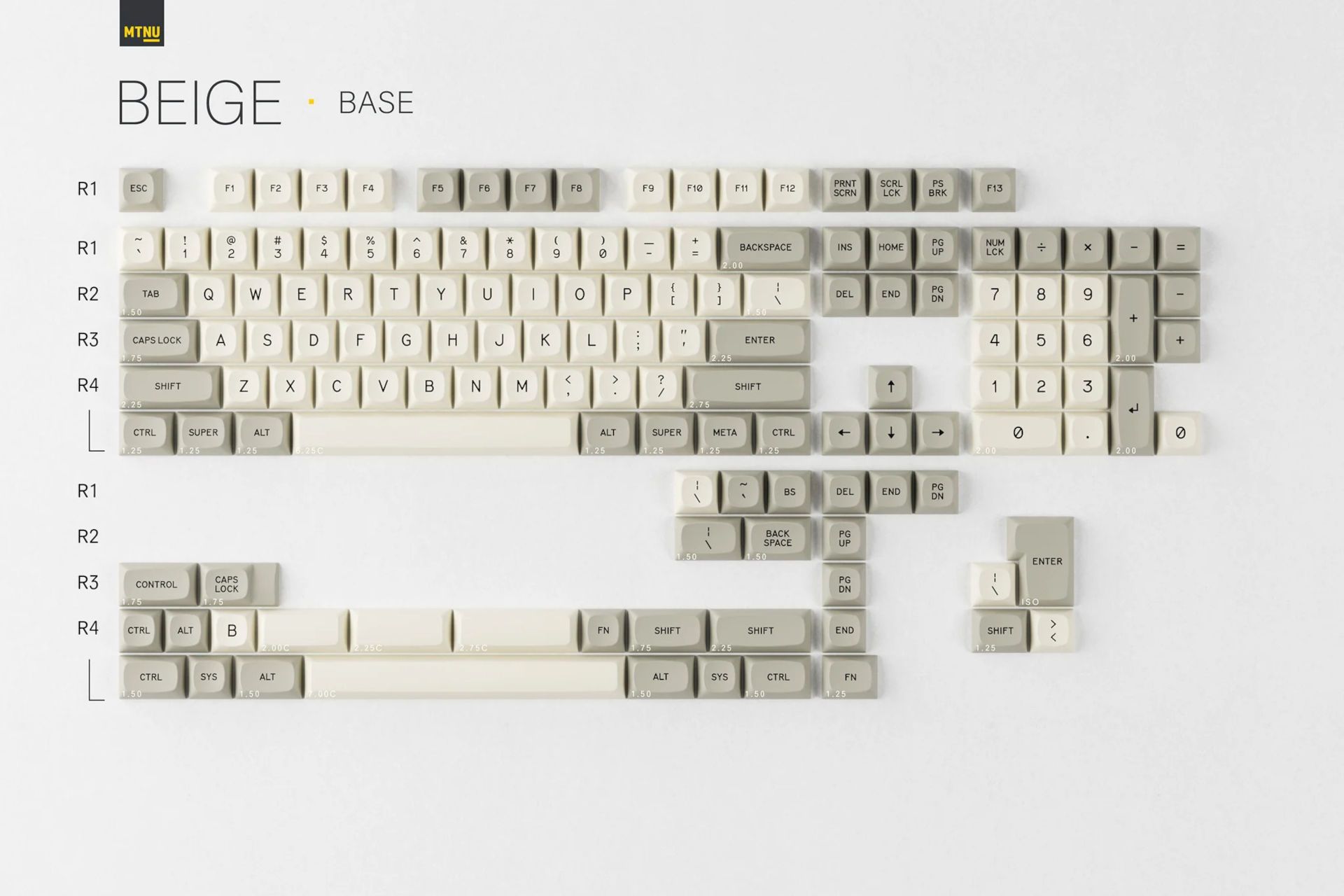 MTNU Beige Base Kit