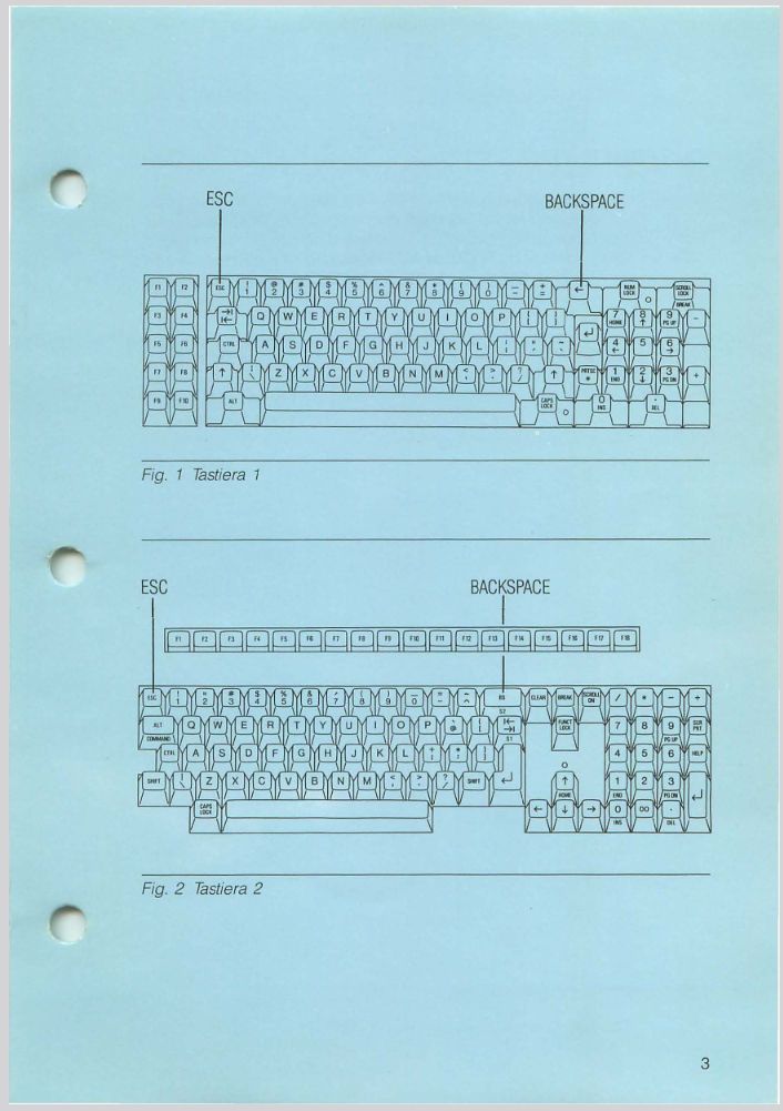 Olivetti M24 - Tastiere