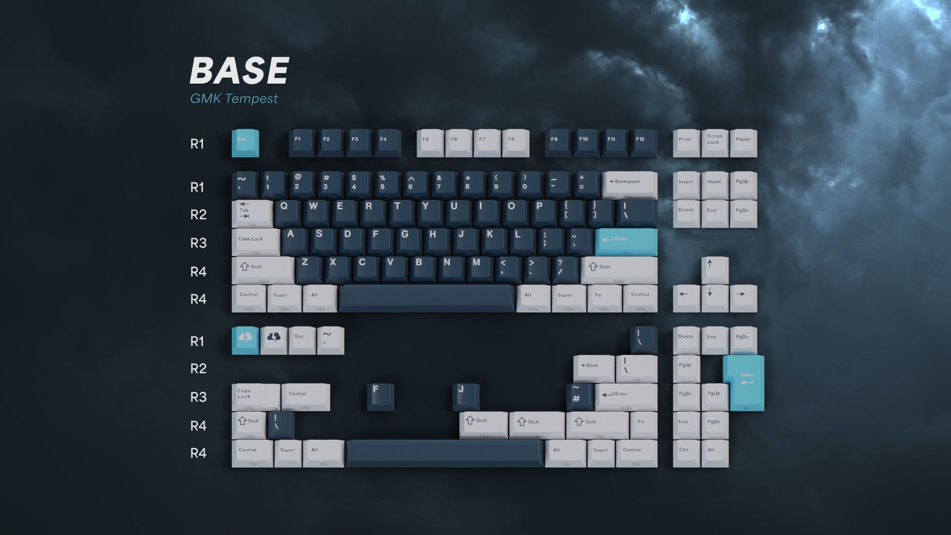 GMK CYL Tempest - Base Kit