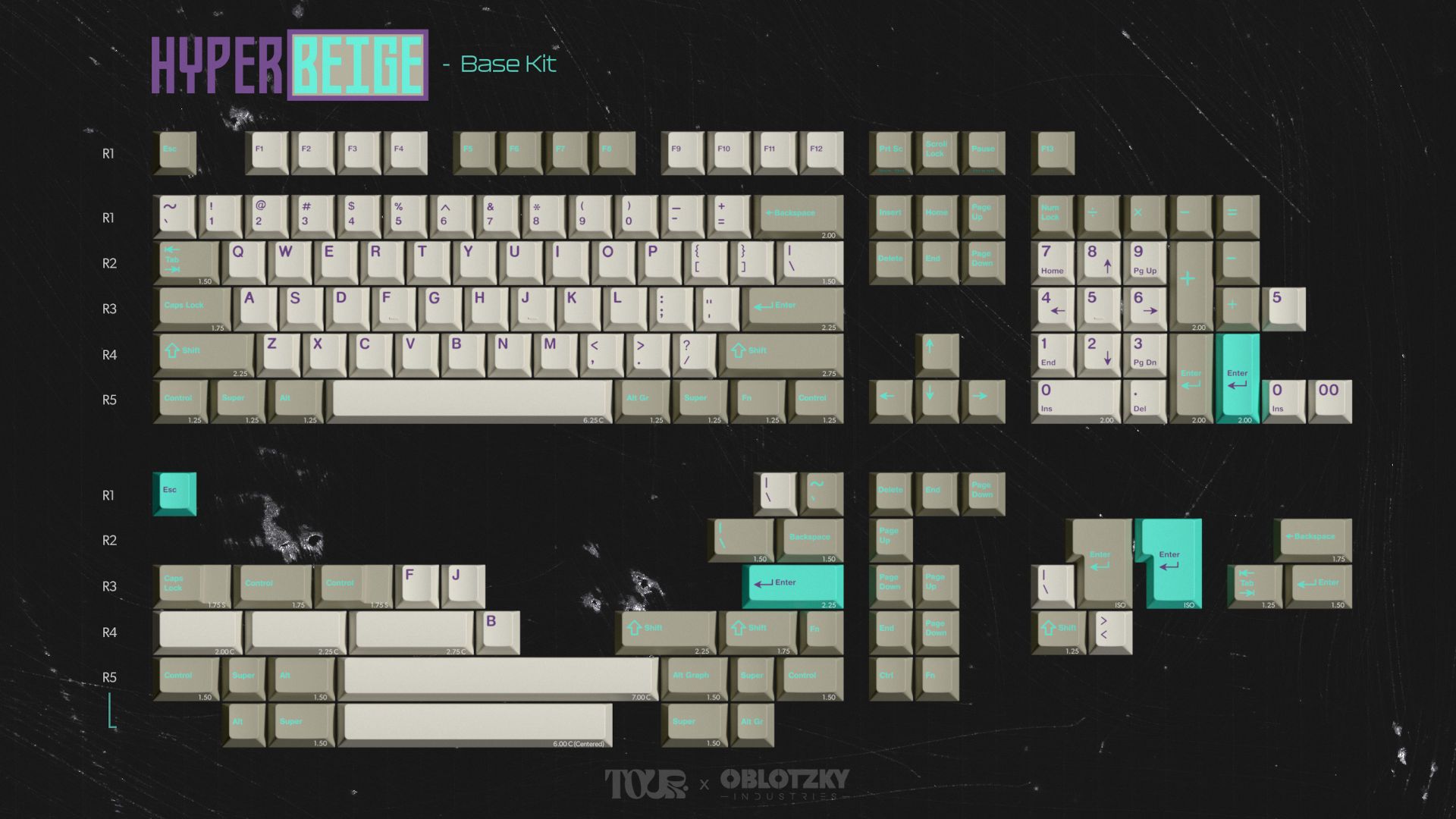 GMK CYL HyperBeige - Base Kit