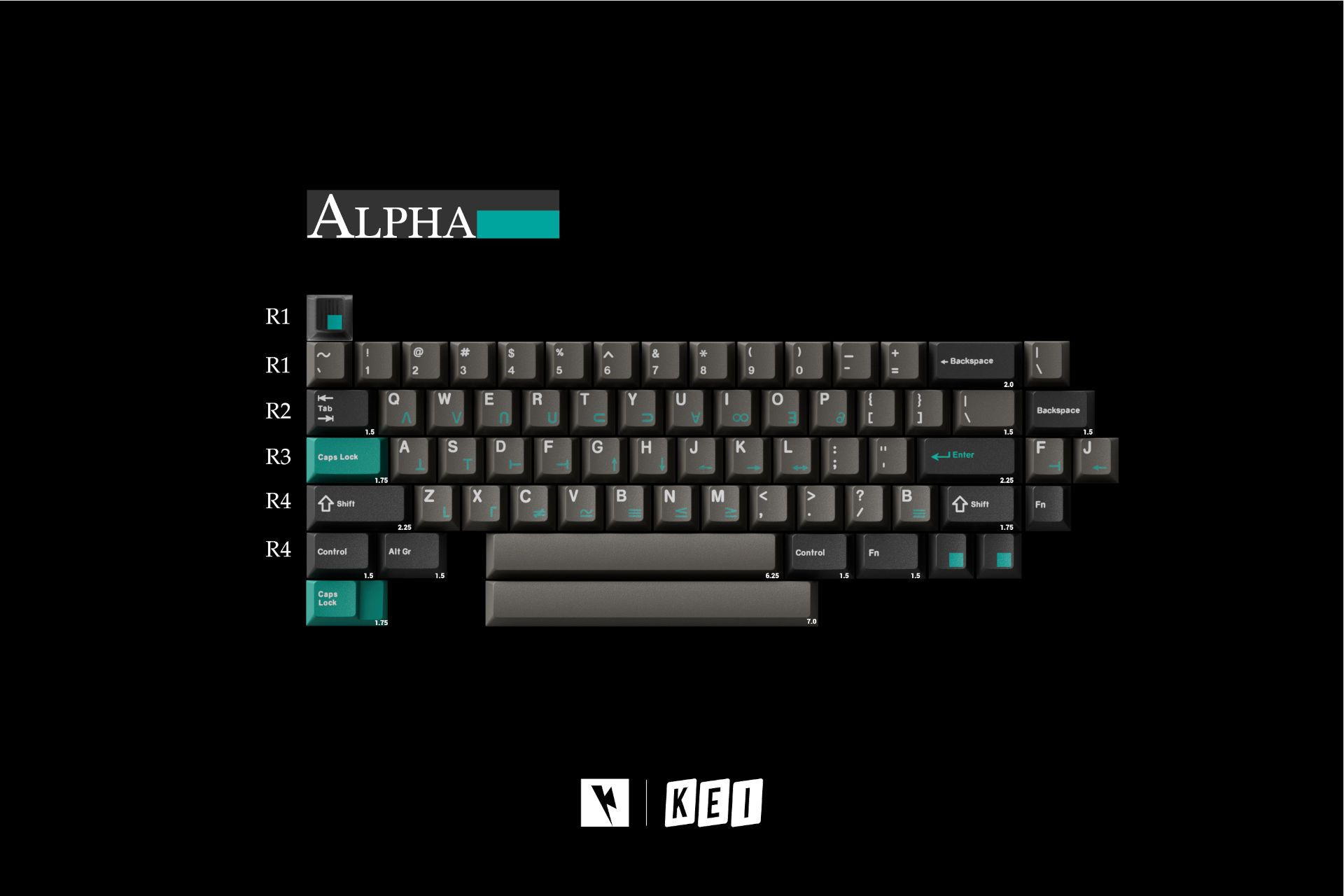 KKB Dolch Cadet - Light Alphas Kit