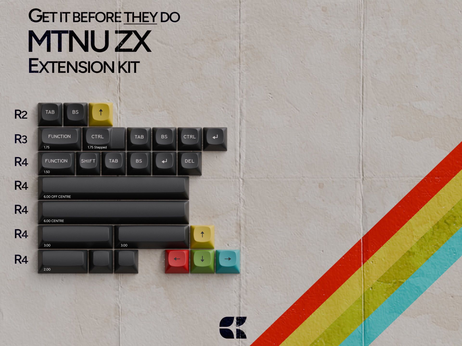 GMK MTNU ZX - Extension Kit