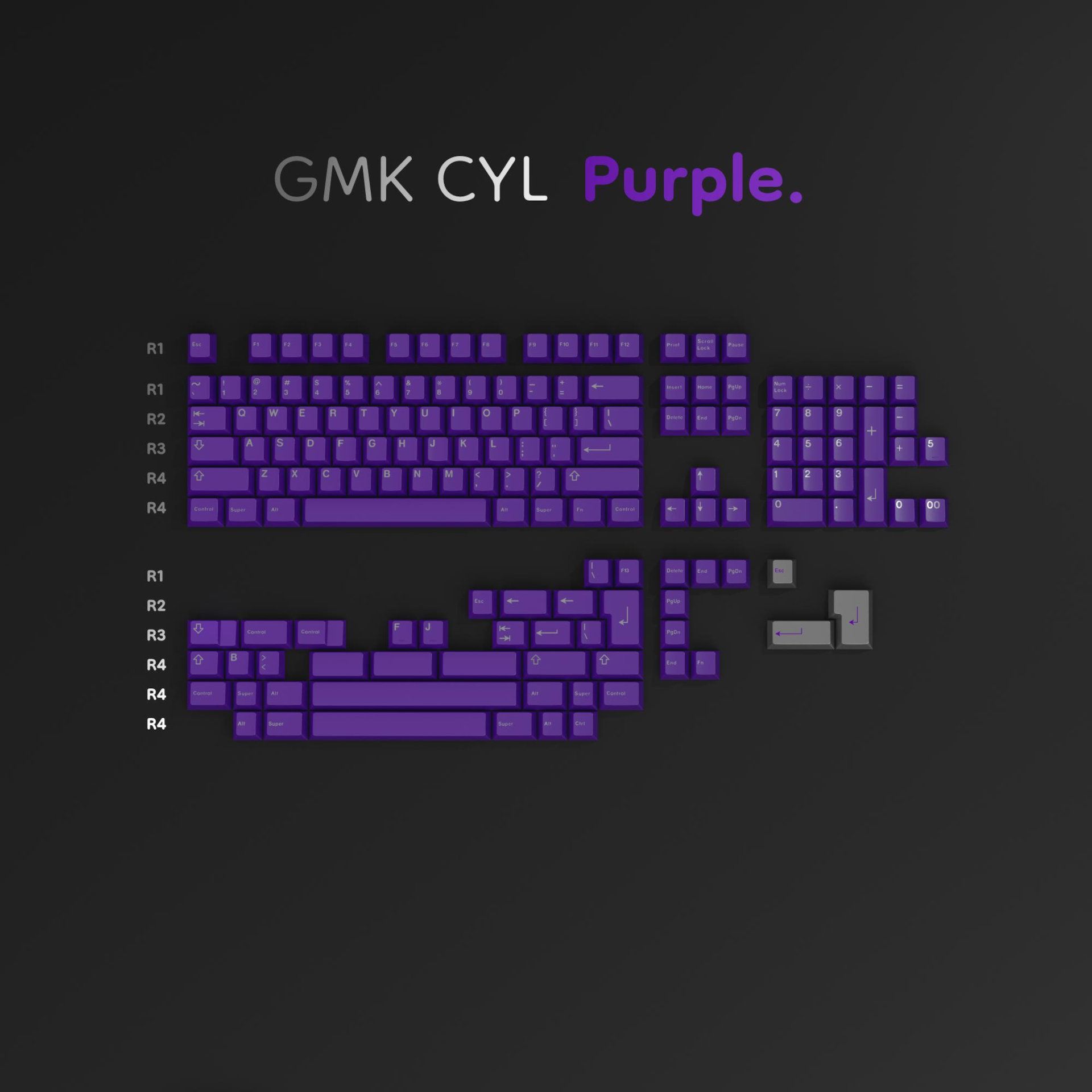 GMK CYL Purple. by KHOR - Base Kit